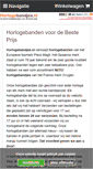 Mobile Screenshot of horlogebandjes.nl